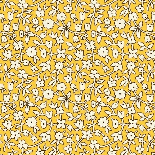 Marcus Brother Fabrics ~ Aunt Grace ~ Ditsy Yellow