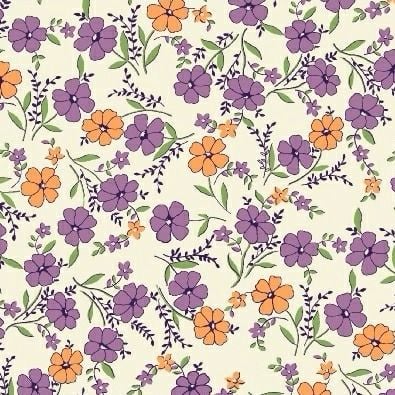 Marcus Brother Fabrics ~ Aunt Grace ~ Wild Flower Lilac