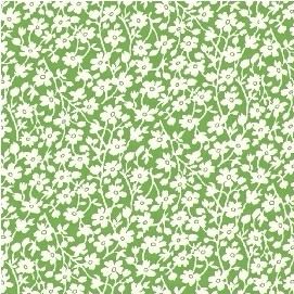 Windham Fabrics ~ Feedsack ~ Mono Floral Green