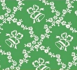 Windham Fabrics ~ Storybook Christmas ~ Lattice Bells Green