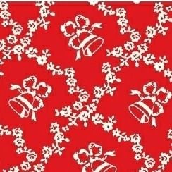 Windham Fabrics ~ Storybook Christmas ~ Lattice Bells Red