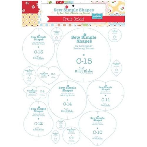 Fruit Salad Sew Simple Shapes Templates by Lori Holt of Bee in my Bonnet