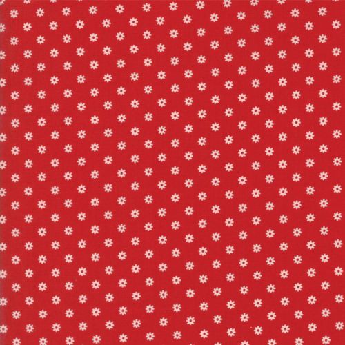 Moda Fabrics ~ Hop, Skip and a Jump ~ Ditsy Daisy Cherry