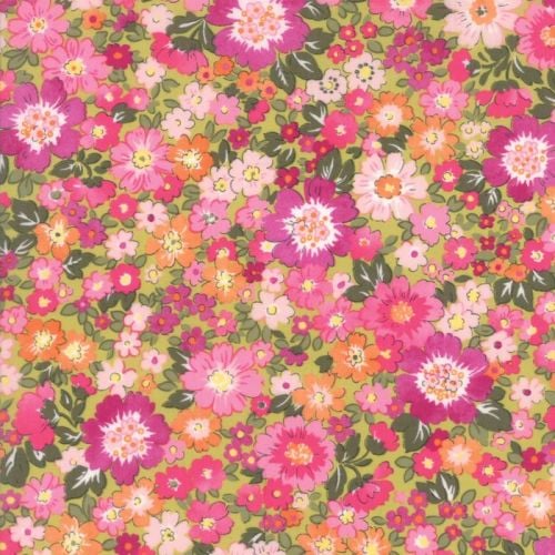Moda Fabric ~ Regent Street Lawns ~ Hampton Court Leaf Green