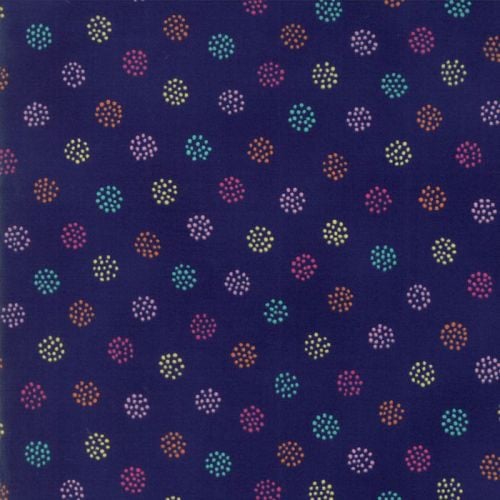 Moda Fabric ~ Regent Street Lawns ~ Savill Navy