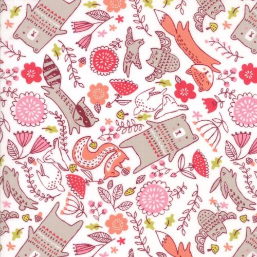 Moda Fabric ~ Just Another Walk in the Woods ~ Forest Furries