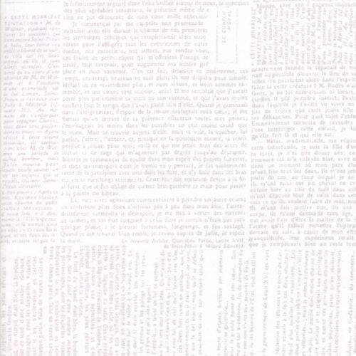 Moda Fabric ~ Compositions ~ Newsprint White