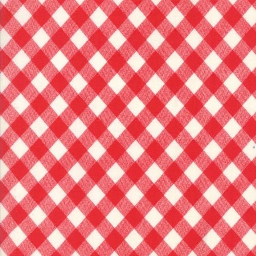 Moda Fabric ~ Bonnie and Camille Basics ~ Gingham Red