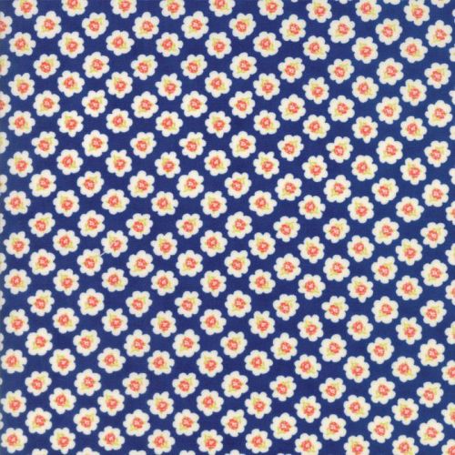 Moda Fabrics ~ Coney Island ~ Cotton Blossoms Midnight Blue