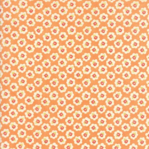 Moda Fabrics ~ Coney Island ~ Cotton Blossoms Orange Sherbert
