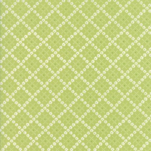 Moda Fabric ~ Guernsey ~ Kit Flower Plaid Leaf