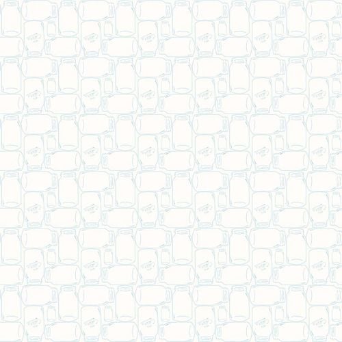 Riley Blake Fabric ~ Bee Backgrounds ~ Cannin Jar Aqua