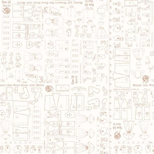 Riley Blake Fabric ~ Bee Backgrounds ~ Pattern Brown