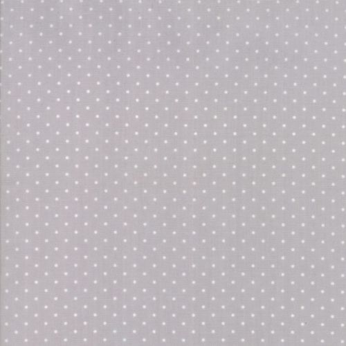 Moda Fabrics ~ Sugar Plum Christmas ~ Christmas Dot Mouse Grey