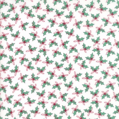Moda Fabrics ~ Sugar Plum Christmas ~ Holly Icicle White