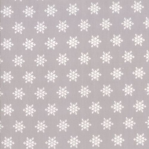 Moda Fabrics ~ Sugar Plum Christmas ~ Snowflakes Mouse Grey
