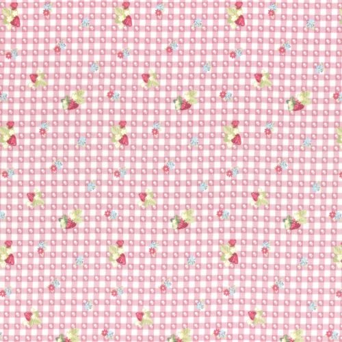 Lecien Fabric ~ La Conner ~ Berry Dot Gingham in Peony
