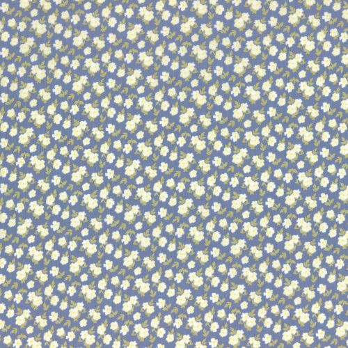 Lecien Fabric ~ La Conner ~ Pansies in Blueberry Metallic