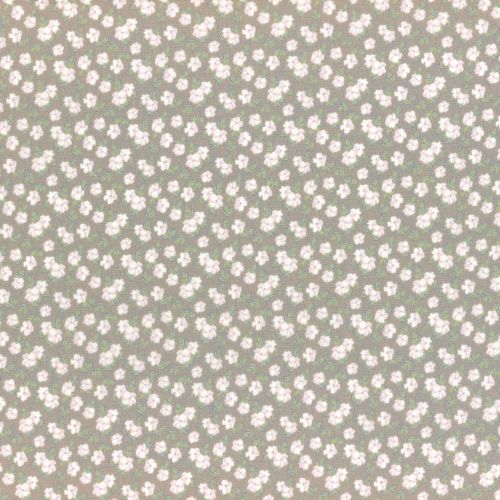 Lecien Fabric ~ La Conner ~ Pansies in Wicker Metallic