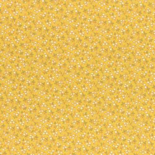 Lecien Fabric ~ Retro 30's Smile Child Spring 2017 ~ Ditsy Floral Yellow