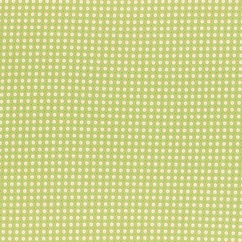 Lecien Fabric ~ Retro 30's Smile Child Spring 2017 ~ Dotty Heart Green