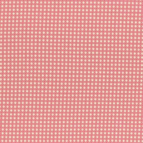 Lecien Fabric ~ Retro 30's Smile Child Spring 2017 ~ Dotty Heart Pink