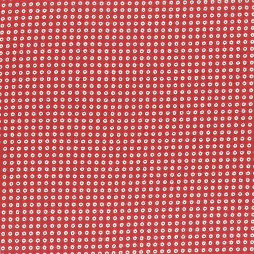 Lecien Fabric ~ Retro 30's Smile Child Spring 2017 ~ Dotty Heart Red
