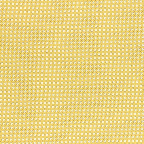 Lecien Fabric ~ Retro 30's Smile Child Spring 2017 ~ Dotty Heart Yellow