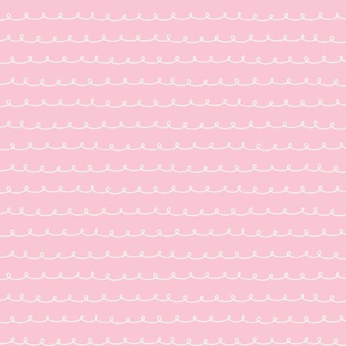 Penny Rose Fabrics ~ Little Dolly ~ Dolly Curly Pink