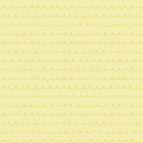 Penny Rose Fabrics ~ Little Dolly ~ Dolly Curly Yellow