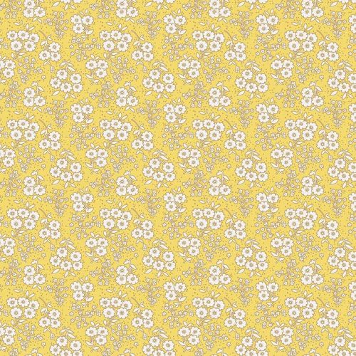 Penny Rose Fabrics ~ Little Dolly ~ Dolly Flowers Yellow