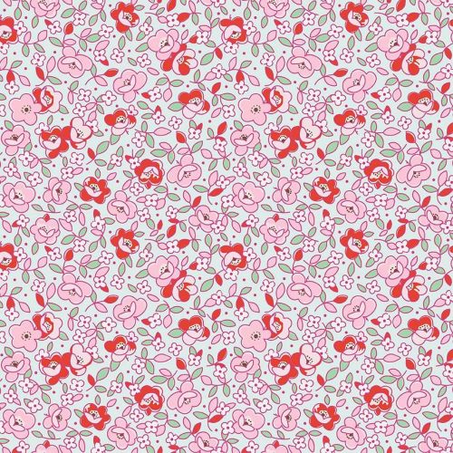 Penny Rose Fabrics ~ Little Dolly ~ Main Blue