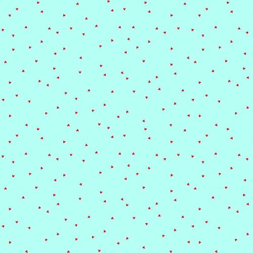 Riley Blake ~ A Little Sweetness ~ Hearts Aqua