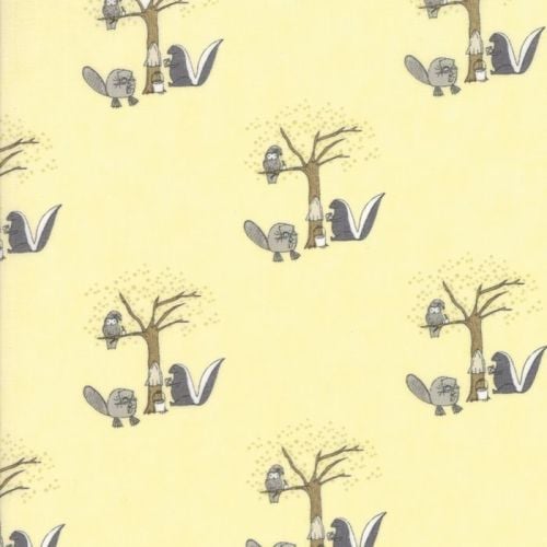 Moda Fabrics ~ Hushaby Hollow ~ Woodland Animals Twinkle
