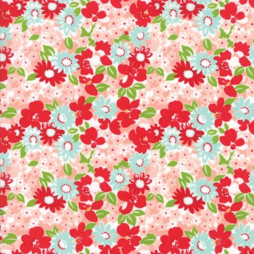 Moda Fabrics ~ The Good Life ~ Flowergarden Coral