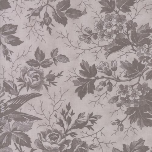 Moda Fabrics ~ Quill ~ Tonal Bird Toile Feather