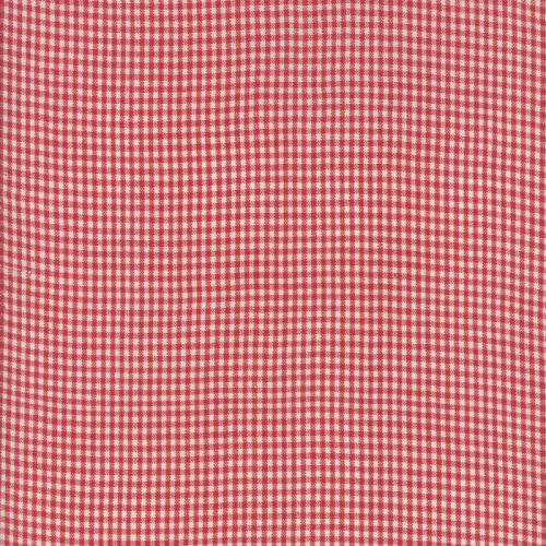 Moda Fabrics ~ Atelier De France Wovens ~ Small Gingham Rouge