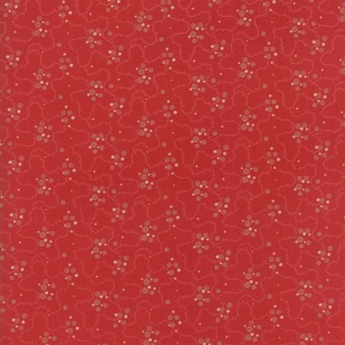 Moda Fabrics ~ Farmhouse Reds ~ Meandering Dots Red