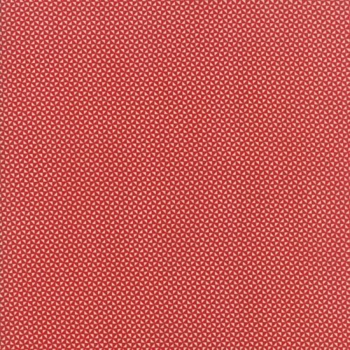 Moda Fabrics ~ Farmhouse Reds ~ Triangles Red on Ivory