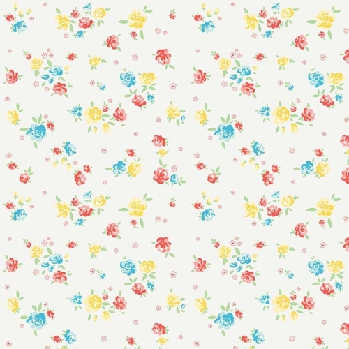Penny Rose Fabrics ~ Bunnies & Blossoms ~ Blossoms Cream