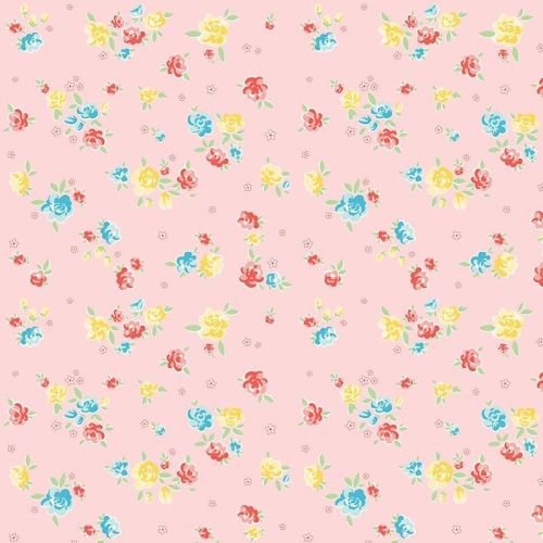Penny Rose Fabrics ~ Bunnies & Blossoms ~ Blossoms Pink