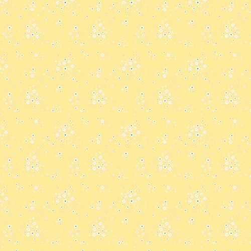 Penny Rose Fabrics ~ Bunnies & Blossoms ~ Floral Yellow