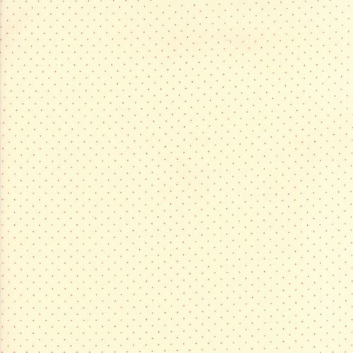 Moda Fabrics ~ Provencal ~ Pin Dot Red on Ivory