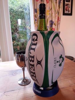 2ND ONLY - Ireland Rugby Ball Wine Cooler