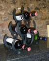 Horse Shoe 6 Bottle Wine Rack