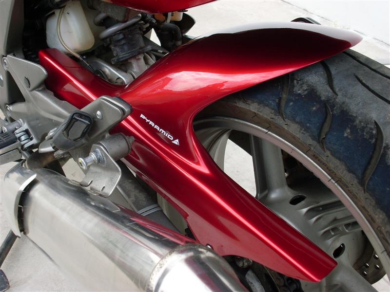 Honda CBF1000 (2006-10) Rear Hugger: Pearl Sienna Red 071700D
