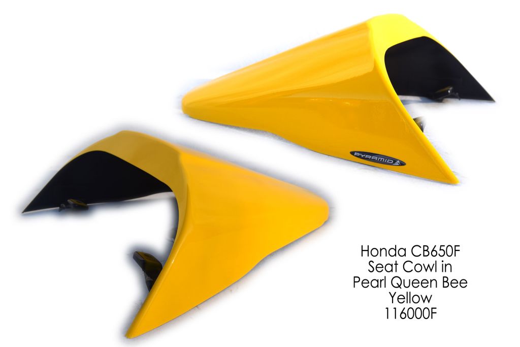Honda CB650F (14+) Seat Cover / Cowl: Pearl Queen Bee Yellow 116000F
