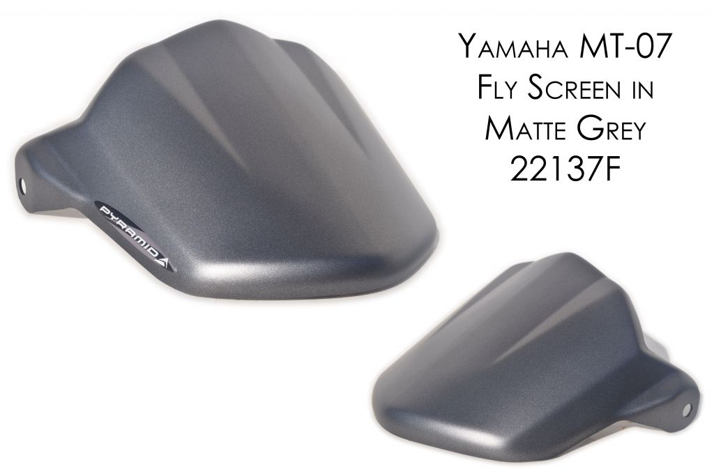 Yamaha MT07 / FZ07 Fly Screen: Matt Grey 22137F