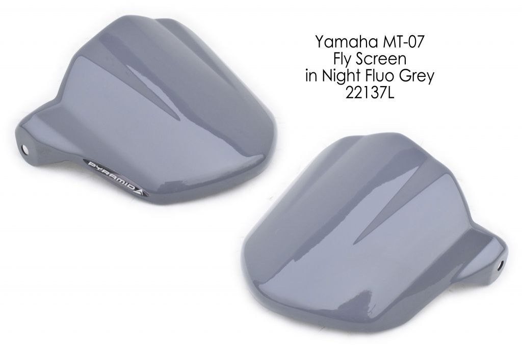 Yamaha MT07 / FZ07 Fly Screen: Night Fluo Grey 22137L