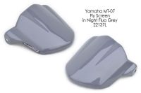 Yamaha MT07 / FZ07 (13-17) Fly Screen: Gloss Grey (Nimbus Grey)